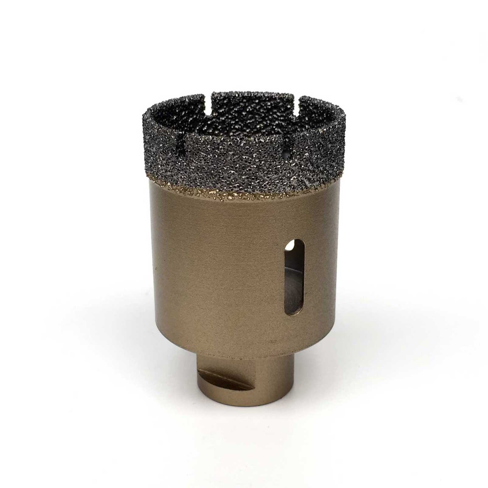 chillidrill 50 mm Broca de diamante (Corona de perforación de diamante M14 para amoladora angular M14 – Broca para azulejos ( – Corona de perforación seco Corona de perforación broca baldosas, gres de baldosas de diamante – Broca Granito cerámica hormigón