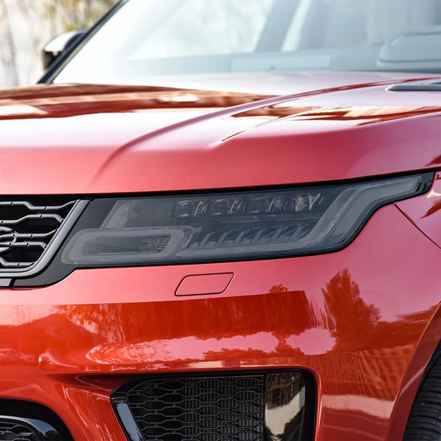 Film phare de voiture TPU anti-rayure et autocollant noir pour Range Rover Sport