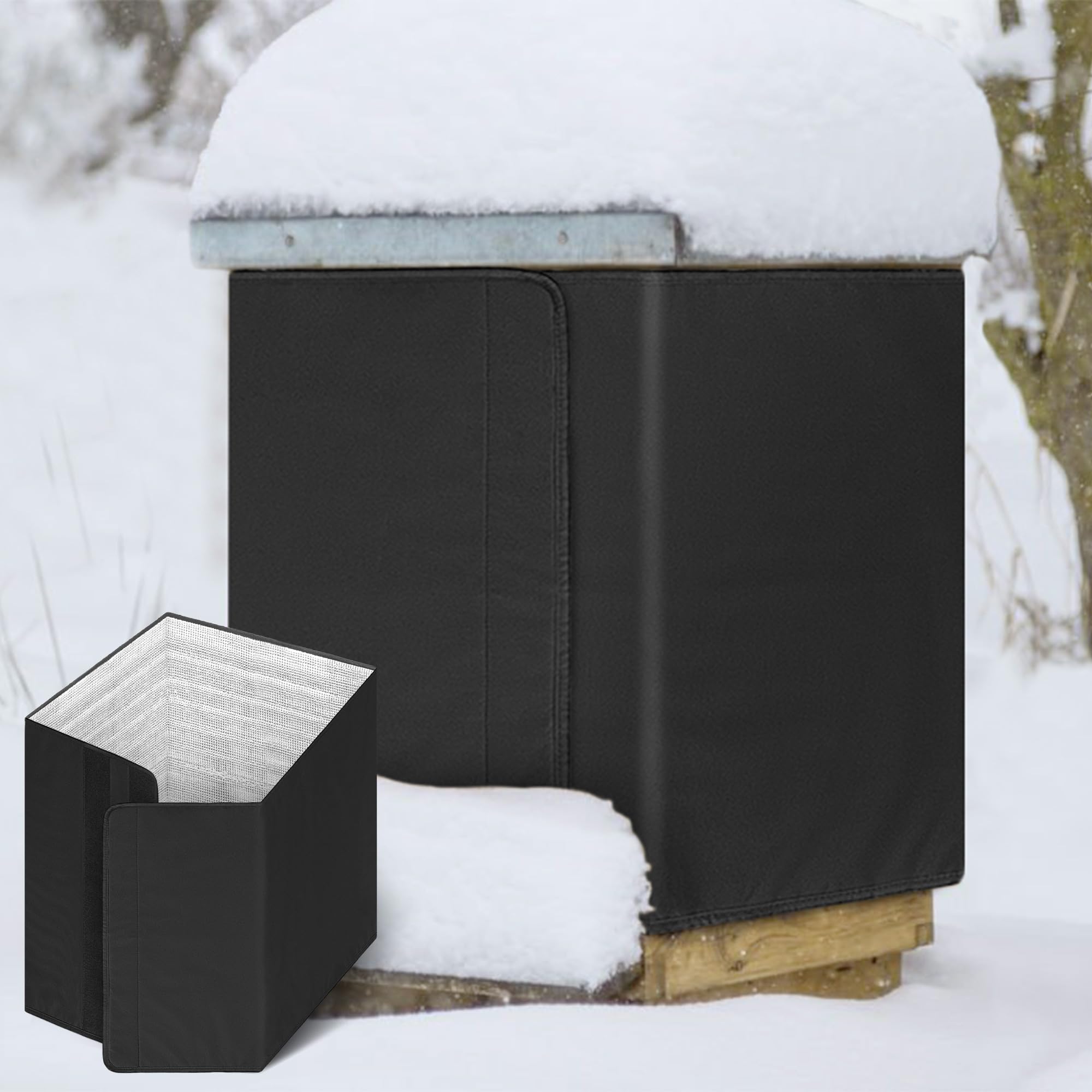Hi Sasara 8 and 10 Frame Bee Hive Wrap for Winter,75.9" x 23.5" Bee Hive Winter Cover,3 Layers Bee Hive Insulation Wrap,Bee Cozy Hive Wrap Cover for Winter