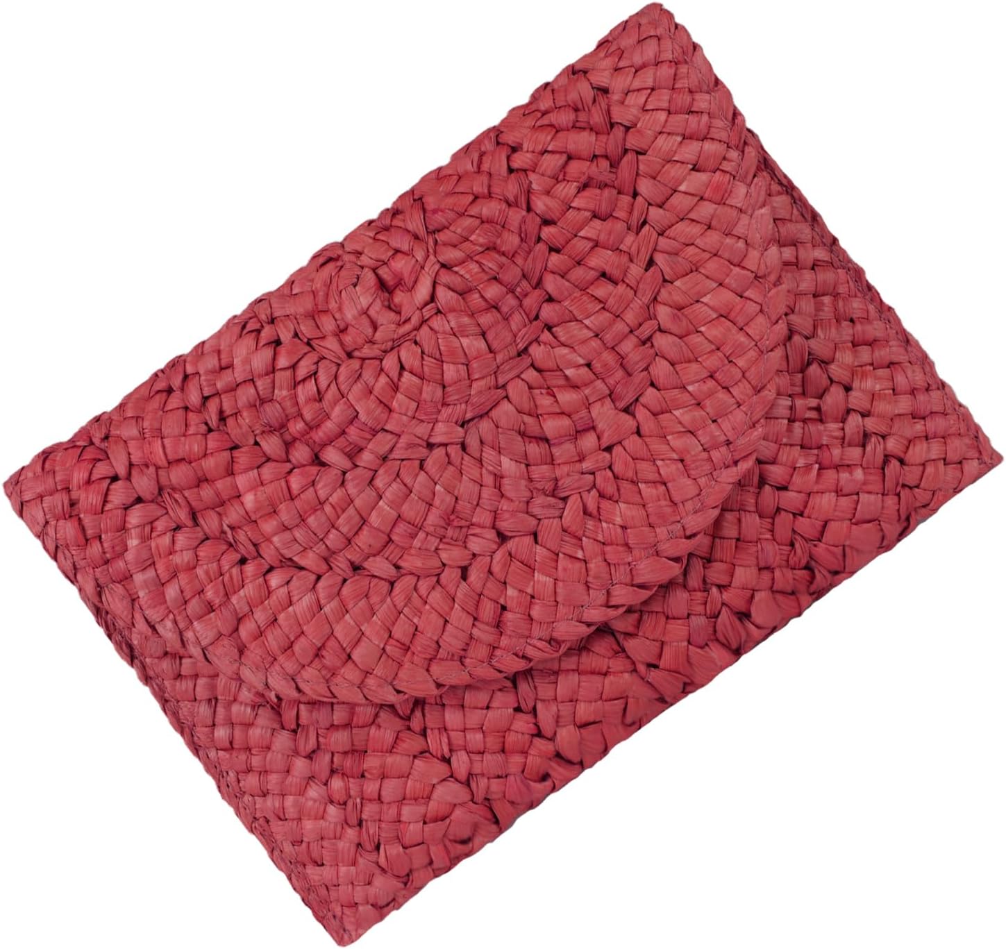 Straw Clutch Bag for Women Envelope Woven Clutch Handbag Summer Beach Purse
