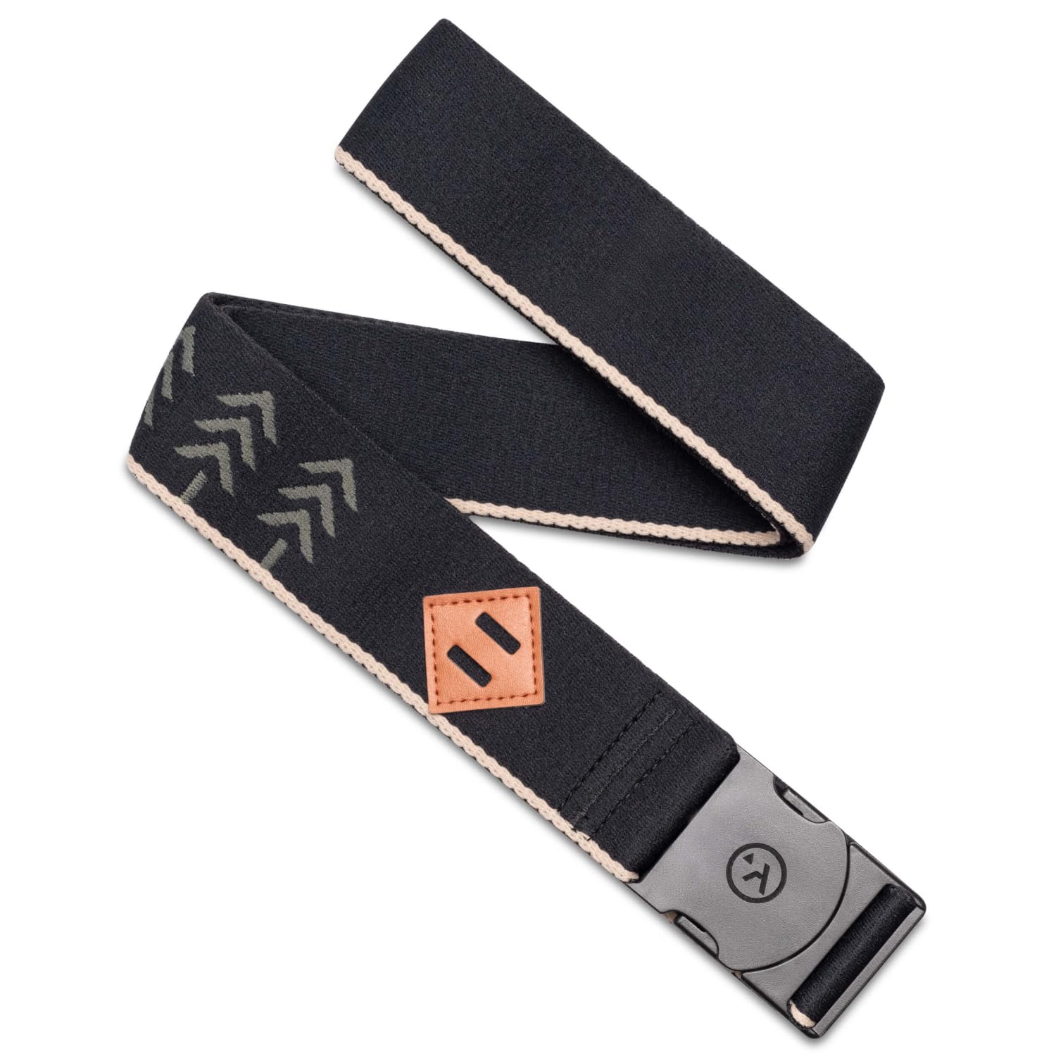 The Original Unisex Adventure Belt, Heavy Duty Elastic Webbing, Non-Metal Travel Friendly Buckle