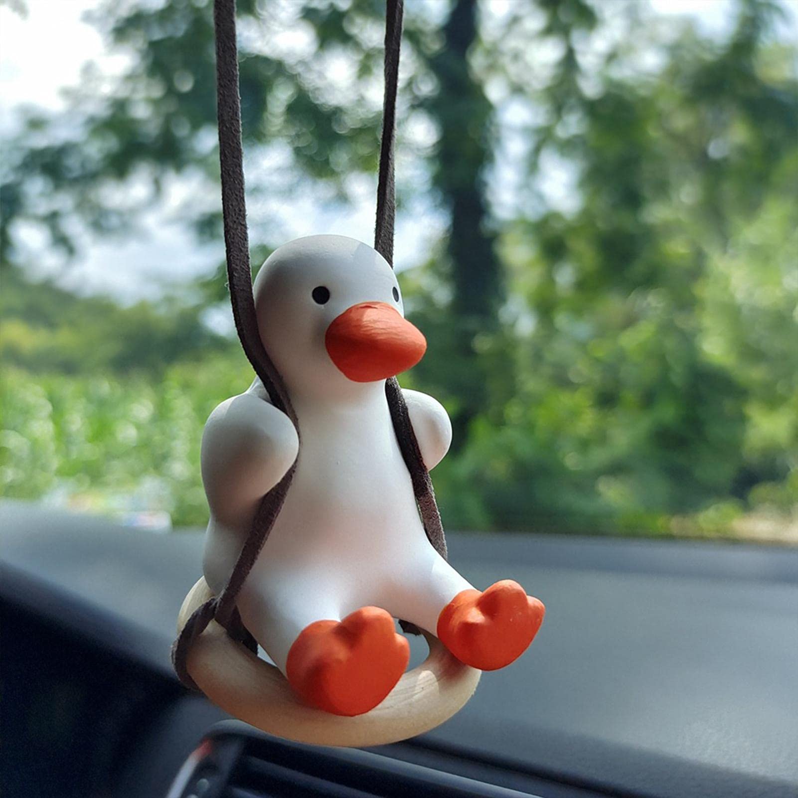 Amazon.co.jp: スイングダックカーペンダント、手作り