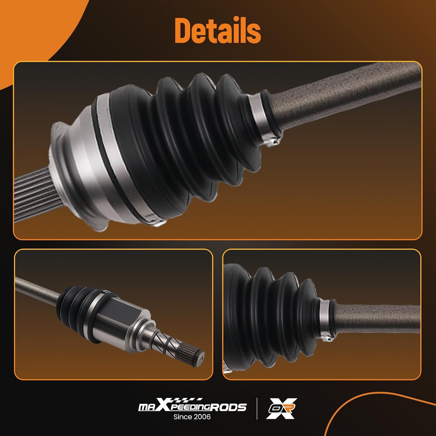 maXpeedingrods Front Left & Right CV Axle Assembly for Subaru Crosstrek