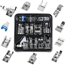 11Pcs Presser Feet Set Snap On Sewing Machine Presser Foot kit Household DIY Spare Parts Accessories for Most Low Shank Sewing Machine