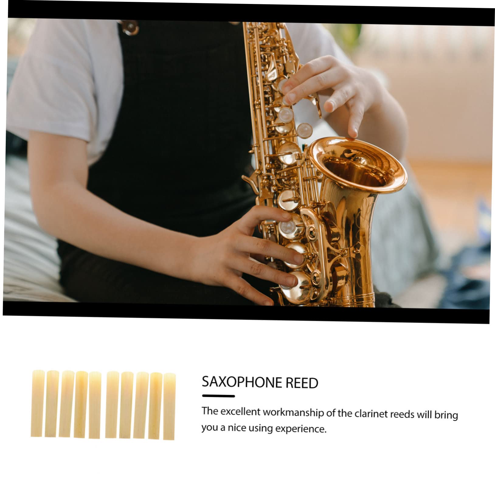 ibasenice 30pezzi Ance Per Clarinetto e Sax Rigidezza Per Musicisti Semplici Da Installare Suono Ricco