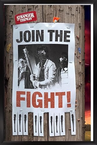 Vista 6 de Trends International Netflix Stranger Things: Season 2-The Fight Wall Poster, 22.375 x 34 pulgadas, versión premium sin marco