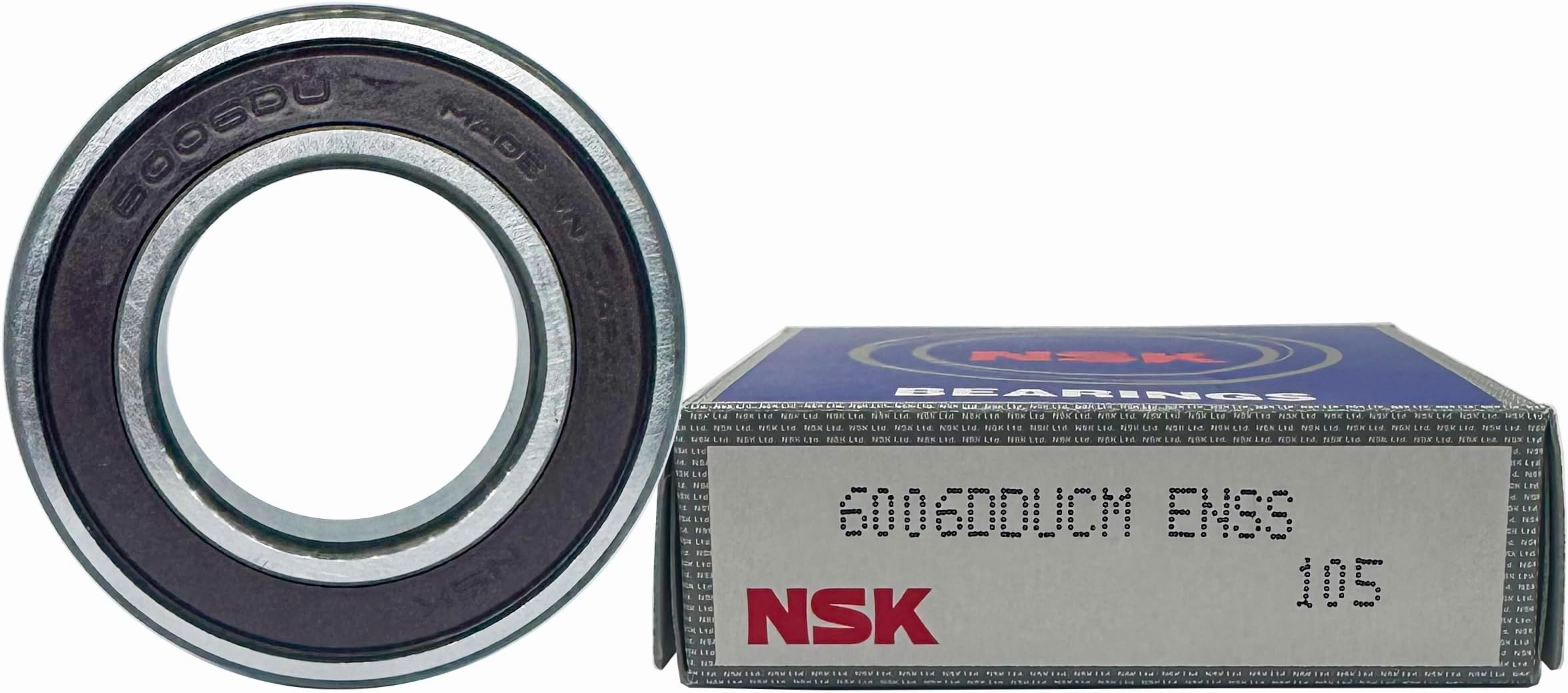 NSK 6006VVCM 6006-2RS Made in Japan 30X55X13MM Pressed Steel Cage,Deep Groove Ball Bearings