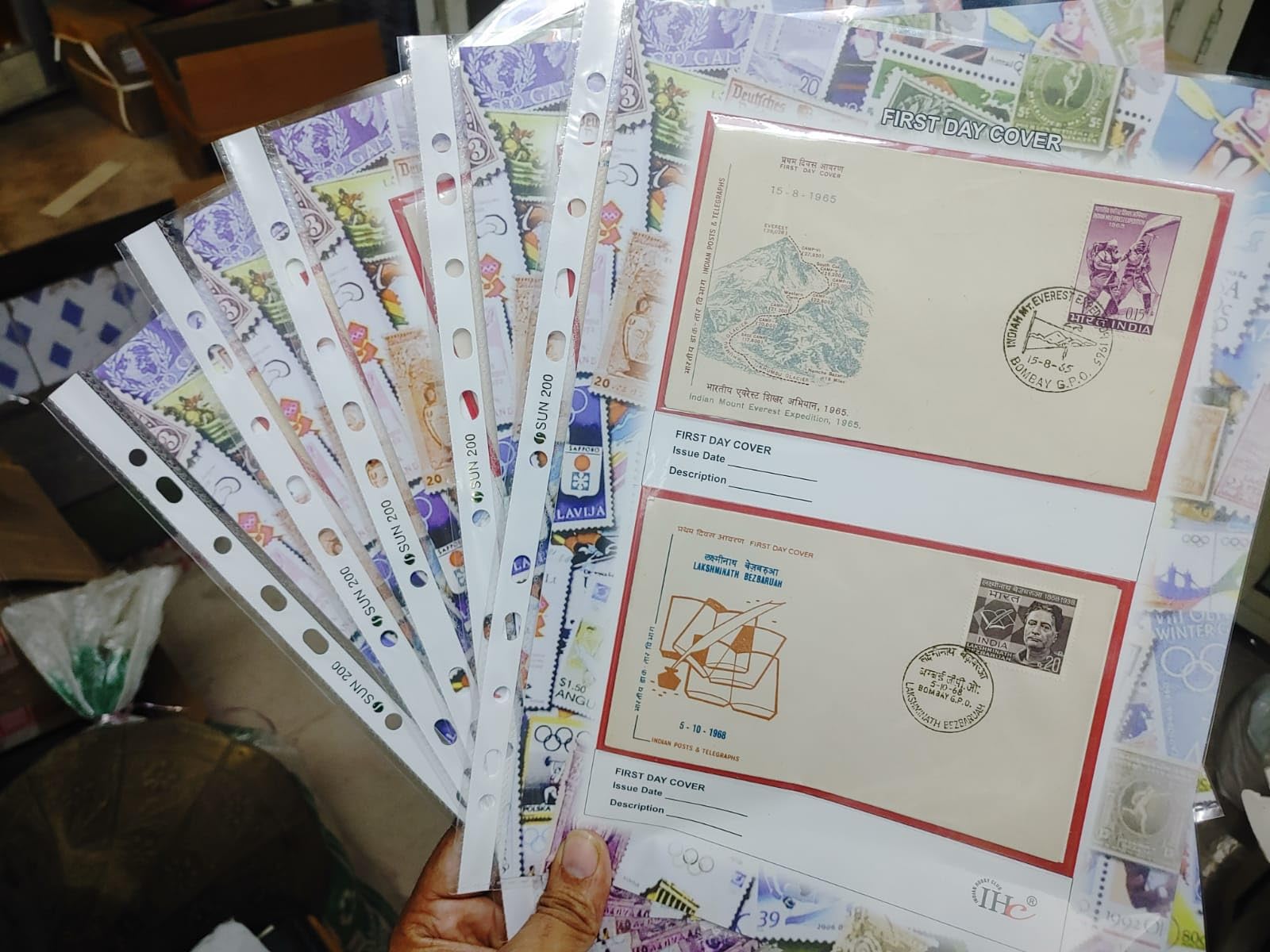 IHC ~ First Day Cover Sheets with 10 Different (FDC) First Day Covers (Arranged in 5 Sheets)-image-39