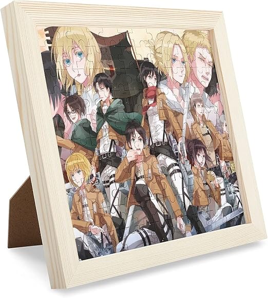 Amazon Co Jp 進撃の巨人1ピース ジグソーパズルフレーム付属 木製パズルdiy子供向けパズルピクチュアパズル 知育おもちゃ 無毒無害3歳以上対象木のおもちゃ ピクチュアパズルwhite Style8 おもちゃ
