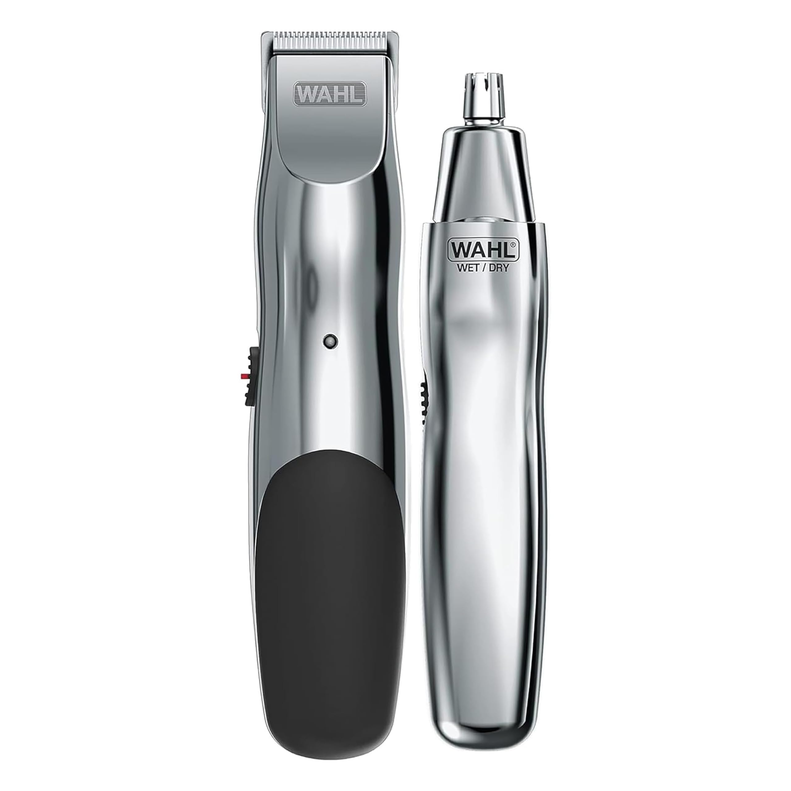 WAHL Groomsman, peli del naso, dettagli e pulizia con Trimmer Wet/Dry a batteria per peli del naso