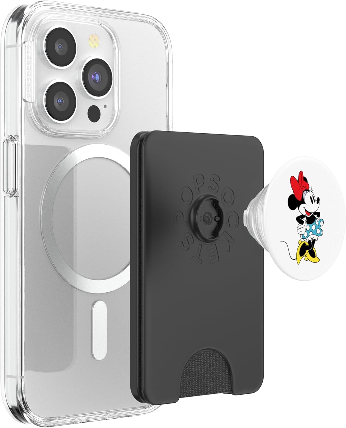 Disney Minnie Mouse Hands on HIPS Pose PopSockets PopWallet for MagSafe