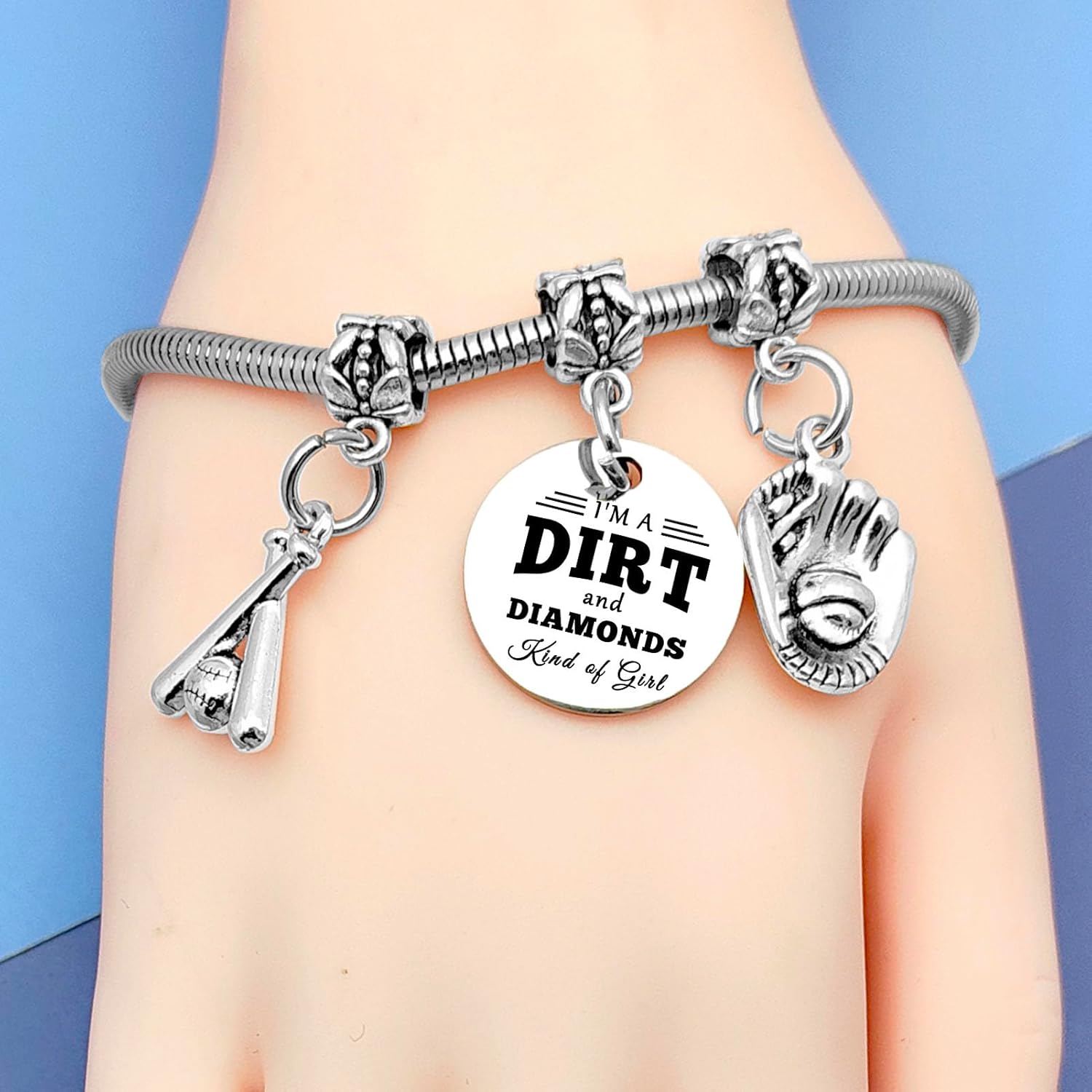 DlaeKua Softball Gift for Bracelet Softball Lover Gifts Inspirational Gifts for Women Softball Team Gifts Softball Coach Appreciation Gifts Birthday Gifts for Friends Gifts - Image 2