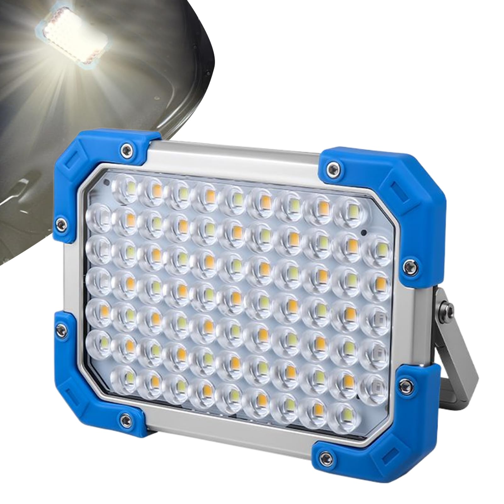 Lampe de travail LED torche portable magnétique et rechargeable pour camping