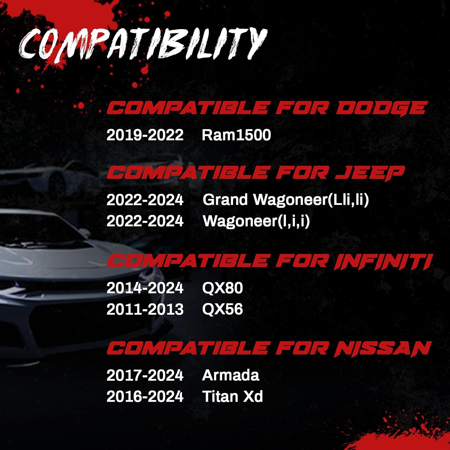 6x5.5 Wheel Spacers 1.5" (38mm) for Dodge Ram 1500 2019-2024, 6x139.7 CNC Forged Hub Centric 77.8mm Bore M14x1.5 Studs, Fits Jeep Wagoneer & Nissan Armada Titan XD/Infiniti QX80-2PCS