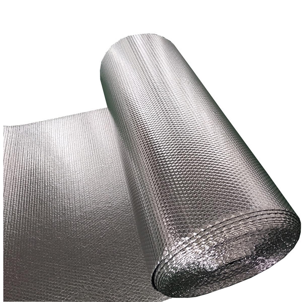 Feuille réfléchissante auto-adhésive 1x25m en aluminium pour isolation de garage
