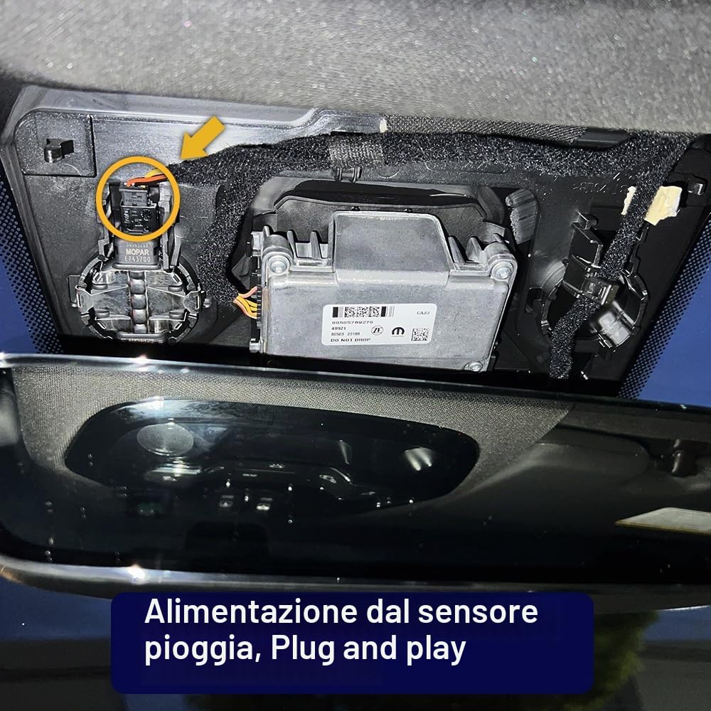 Fitcamx 4K Dash Cam per Alfa Romeo Tonale 2022 2023 2024 2025 (HD2-D5410), OEM Look, 2160P UHD Video, WiFi & APP incorporati, Registrazione Loop, Sensore di gravità, Plug & Play, Scheda 64GB