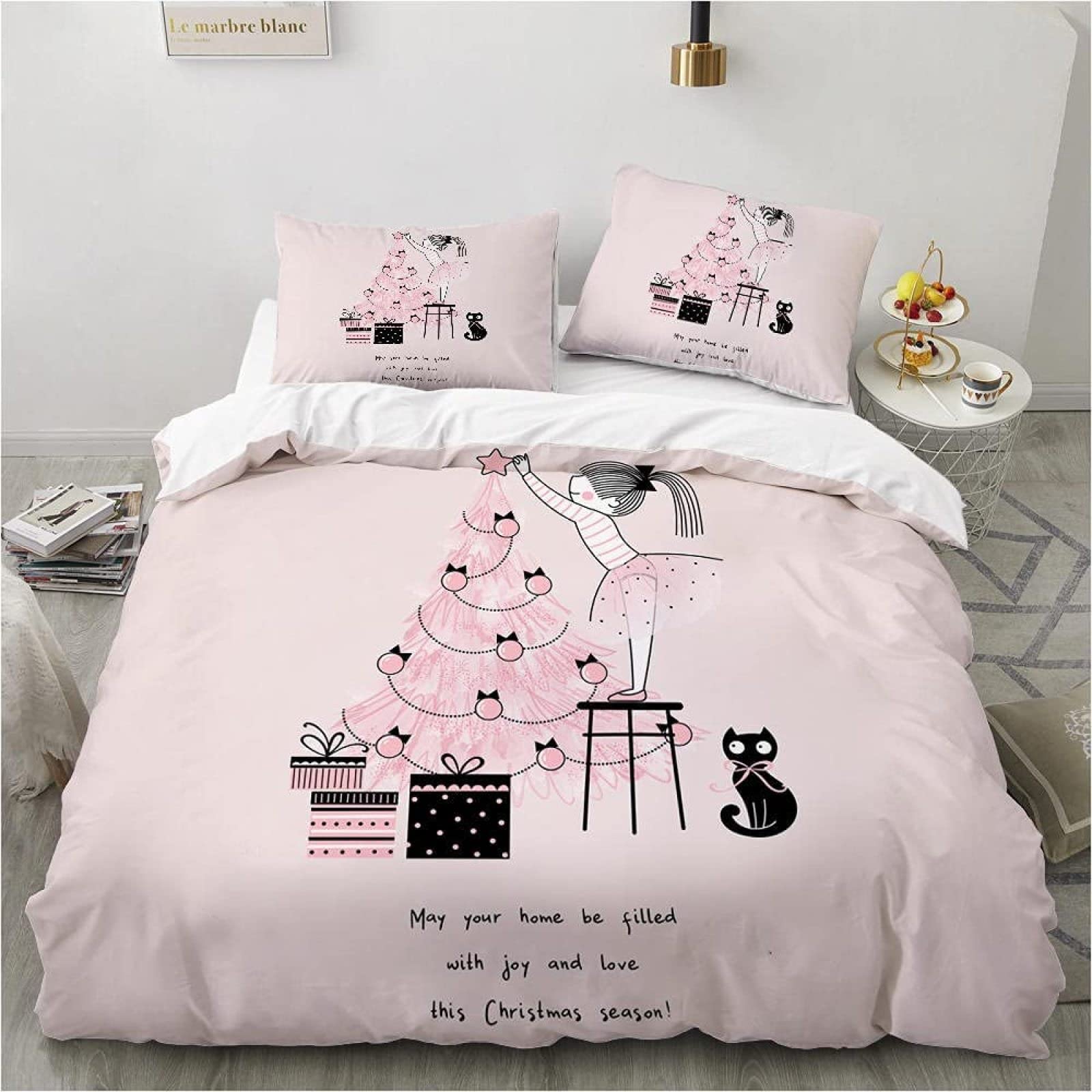 Housse de couette 220x240 cm 2 taies d'oreiller 65x65 cm Coton Vita Housse de couette 220x240 cm 2 taies d'oreiller 65x65 cm Coton Vita