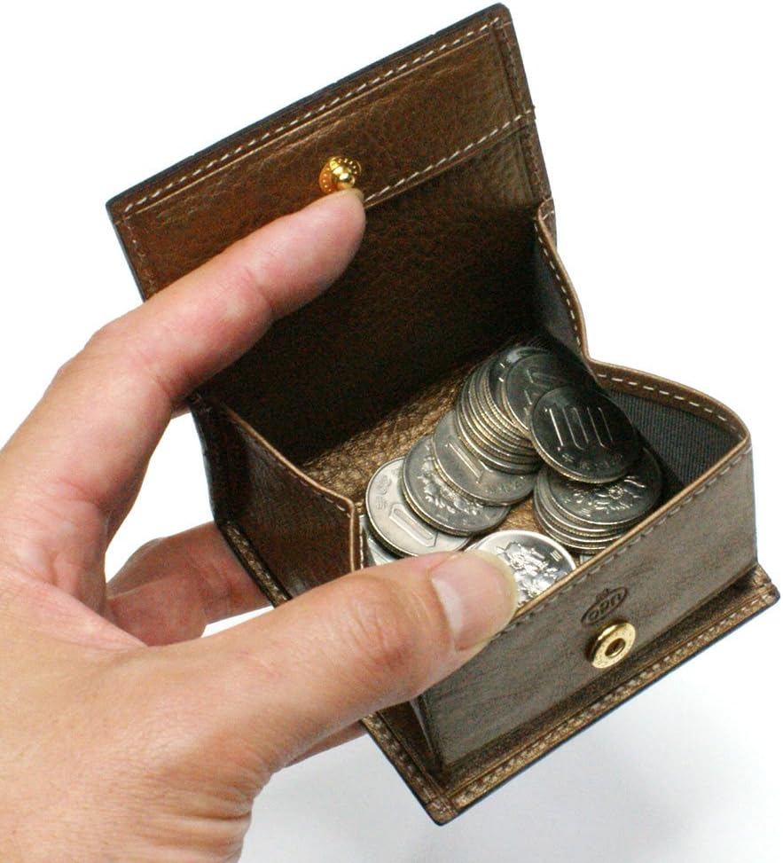 KANGOL 羊革 小銭入れ BOX型｜SHIRT STATION（シャツステーション） | ワイシャツメーカー【公式】YAMAKI  オンラインショップ <<ワイシャツの山喜>>（ファッション通販サイト） [オリジナルパース・ナカムラ] CRM1140-BG コインケース メンズ レディース 小銭入れ クロコダイル 小銭入れボックス型