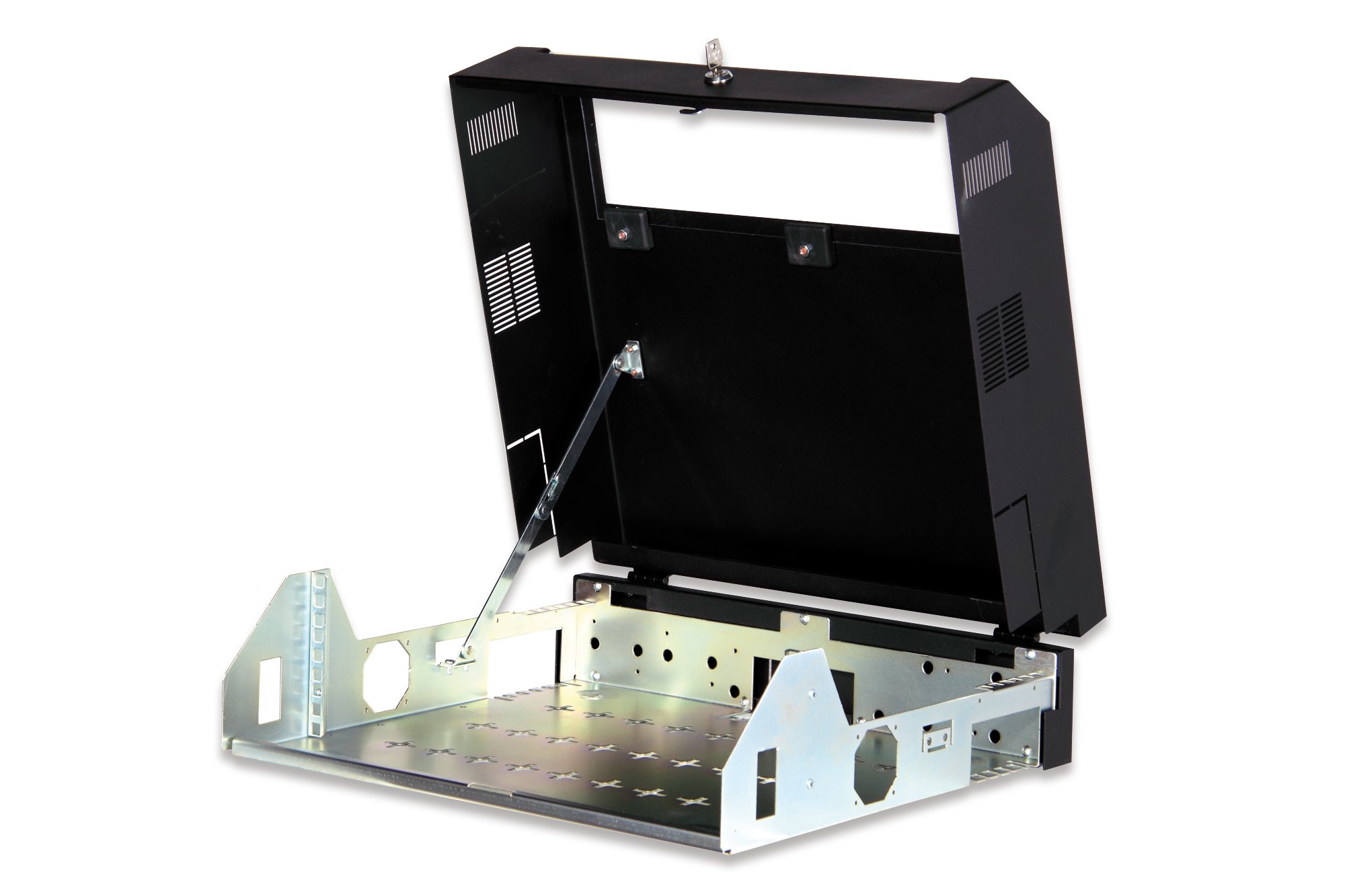 Digitus Armadio Di Rete 19 Pollici 3U + 2U Montaggio Orizzontale A Parete Portata 30kg Nero