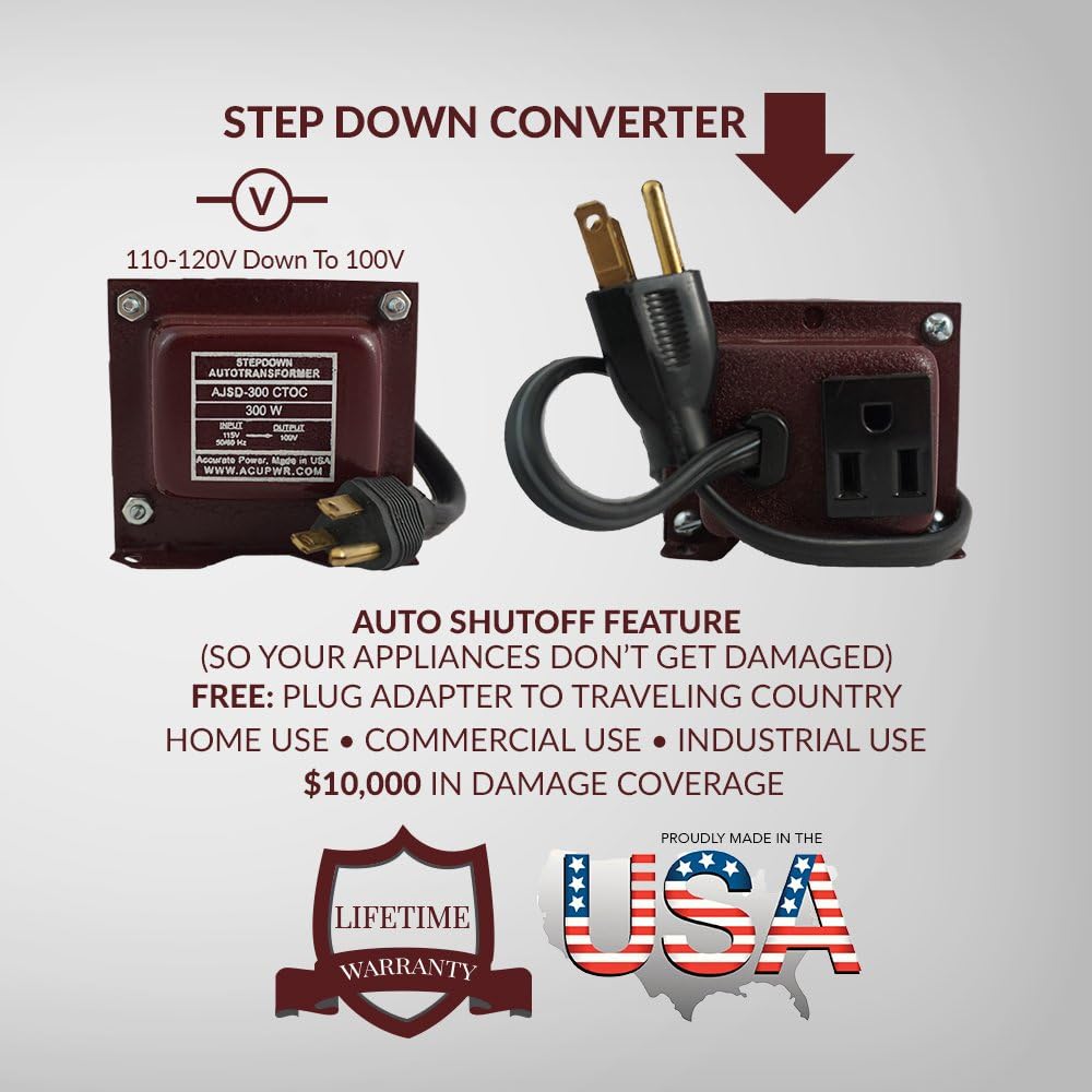 ACUPWR AJSD300 300Watt Mexico to USA/Canada 127130 Volts