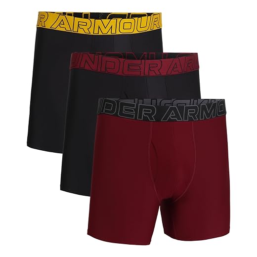 Under Armour Men's Tech 6-inch Boxerjock 2-Pack , Royal (400)/Academy Blue, X-Large