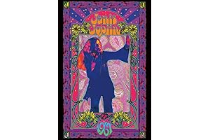 Janis Joplin - Psychedelic Rock Icon 1967 Poster 24x36