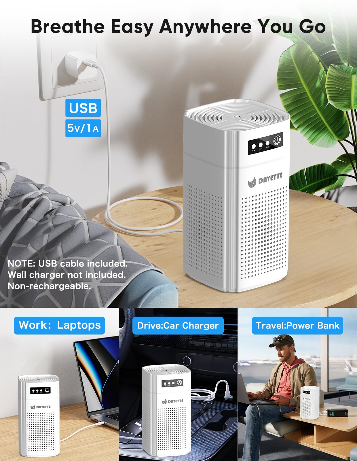 DAYETTE H13 TRUE HEPA空気清浄機 003 Amazon.com: Dayette HEPA Air Purifiers for Home Large Room