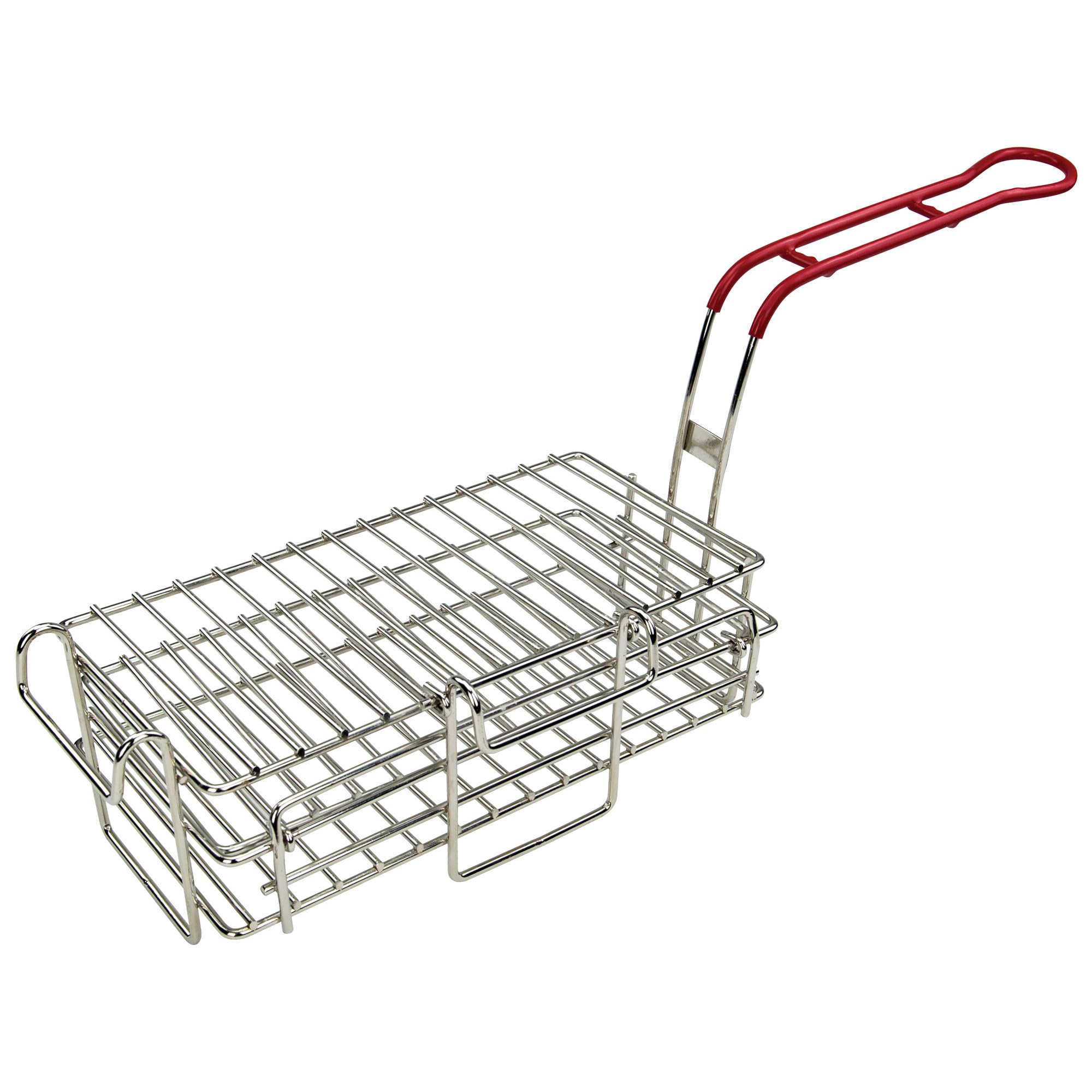 Panier à friteuse de 25,4 cm avec poignée isolante noire Winco FB-05