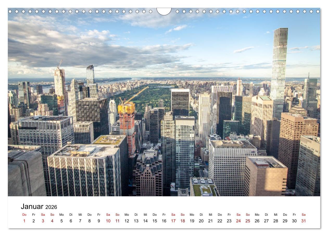 Weltstadt New York (Wandkalender 2026 DIN A3 quer), CALVENDO Monatskalender: Fotoreise in die Weltstadt New York City