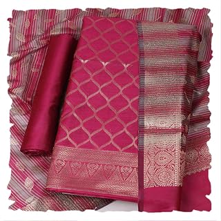 Meena Bazaar Green Woven Design Work Salwar Suit Dress Material Price In India
