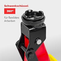 FORCEKRAFT Hidraulikus Emelő 2T - Autóemelő 130-340 mm Emelési Magassággal, Otthoni és Professzionális Használatra 5