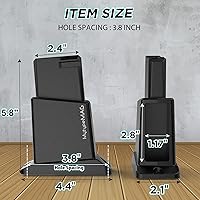 Vista 2 de Soporte de pared para pistola con soporte universal para rifle 223/5.56, pantalla de montaje en pared AR vertical con material PA sólido que permite