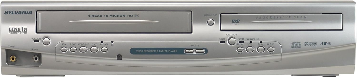 Sylvania DV220SL8 Tunerless Dual Deck DVD Player/VCR Combo