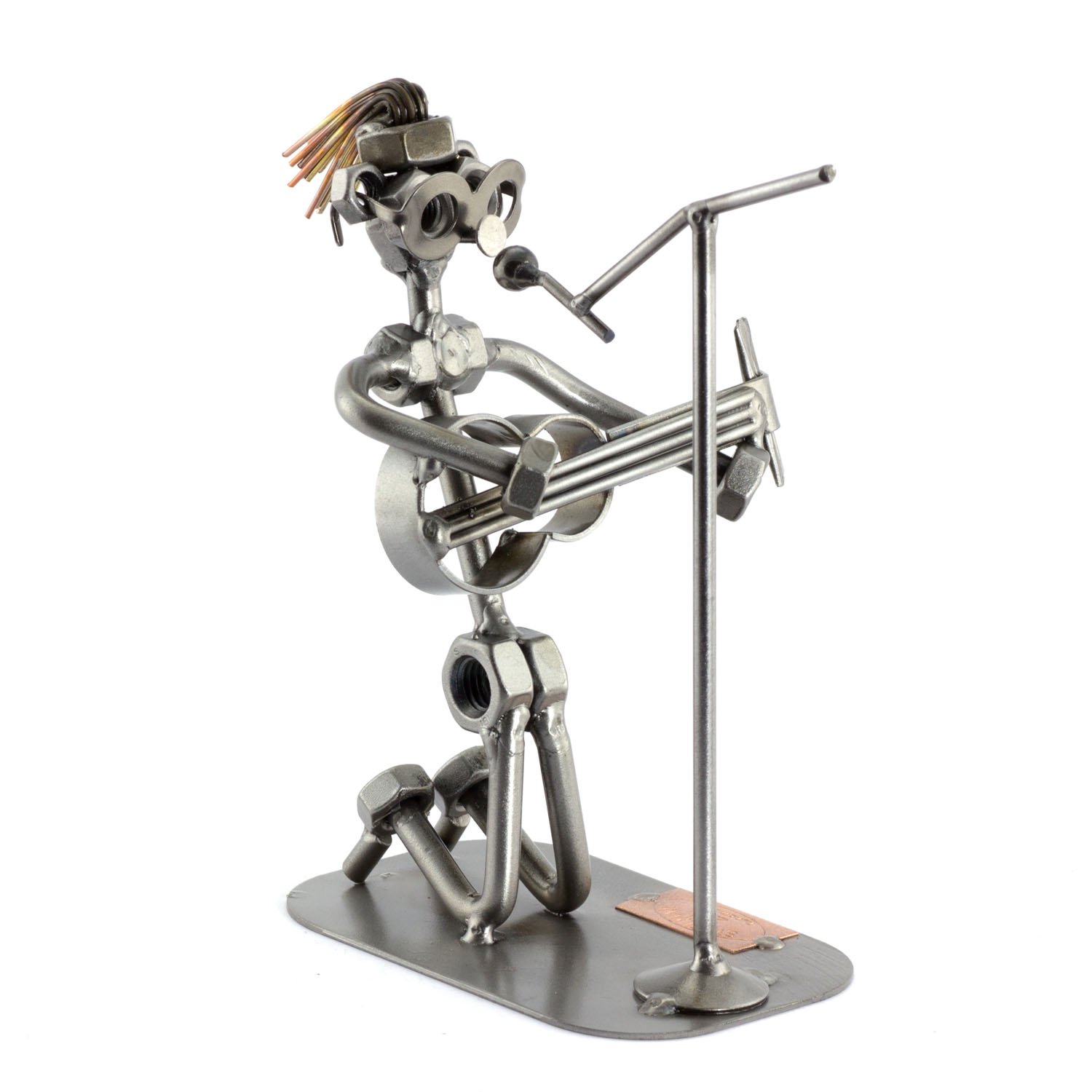 Steelman24 I Figurine en métal Accordéon I Made in Germany I Idées