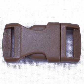 Coyote Brown 1/2 Inch Buckle - 10 pack - Great for Paracord