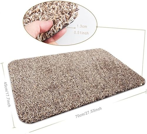 Miniatura 3 de Tapete antideslizante para puerta de entrada interior y exterior, tapete de cachemira para exteriores, no interior, entrada, absorbente, creativo,