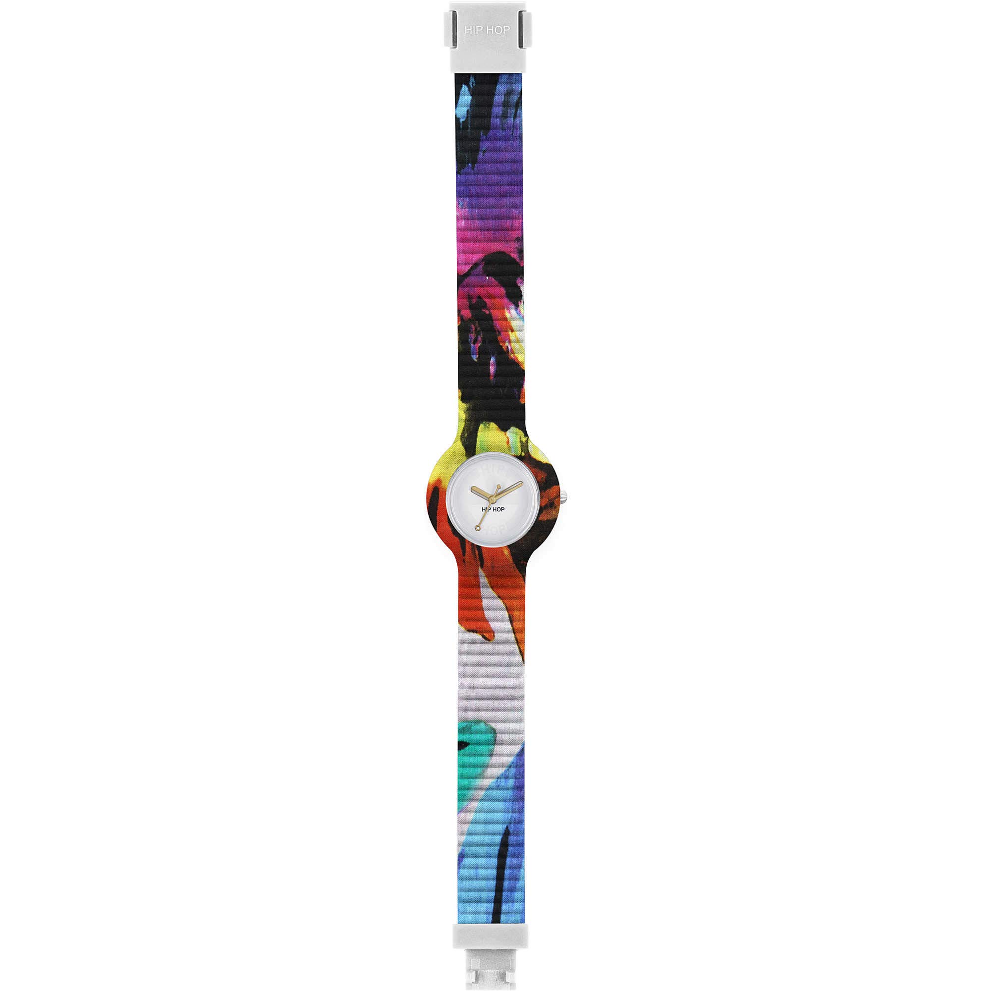 Montre Hip Hop HWU0460 avec bande souple interchangeable