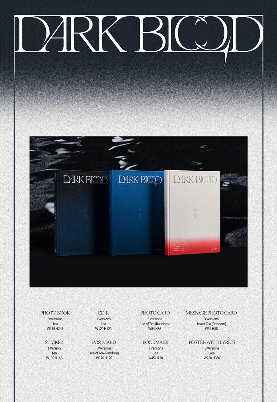 ENHYPEN DARK BLOOD Album (HALF Ver.) K-POP SEALED