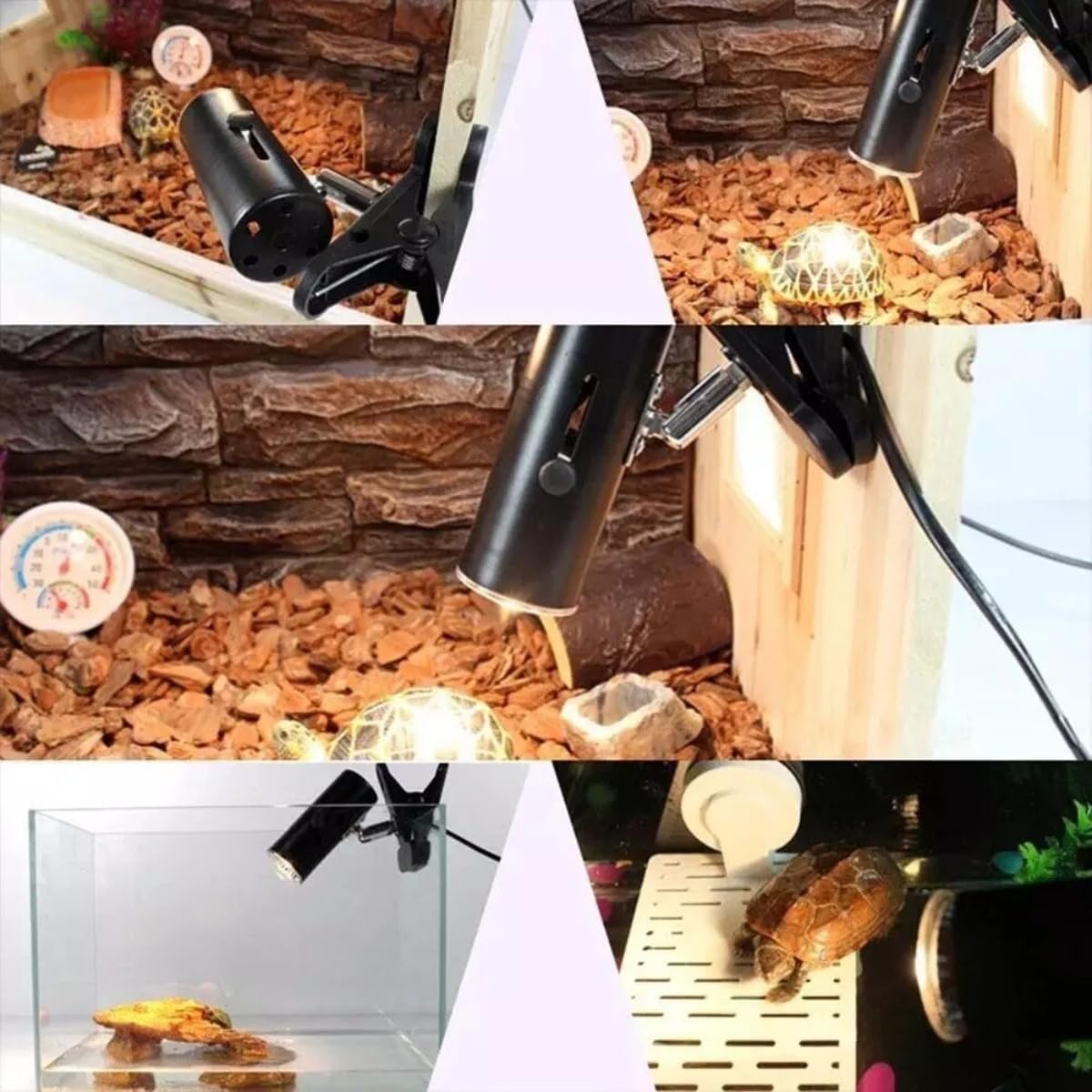 UVA+UVB 25/50/75W Reptile Heat Basking Light Bulb Lamp for Reptiles (25W - 4PCS)