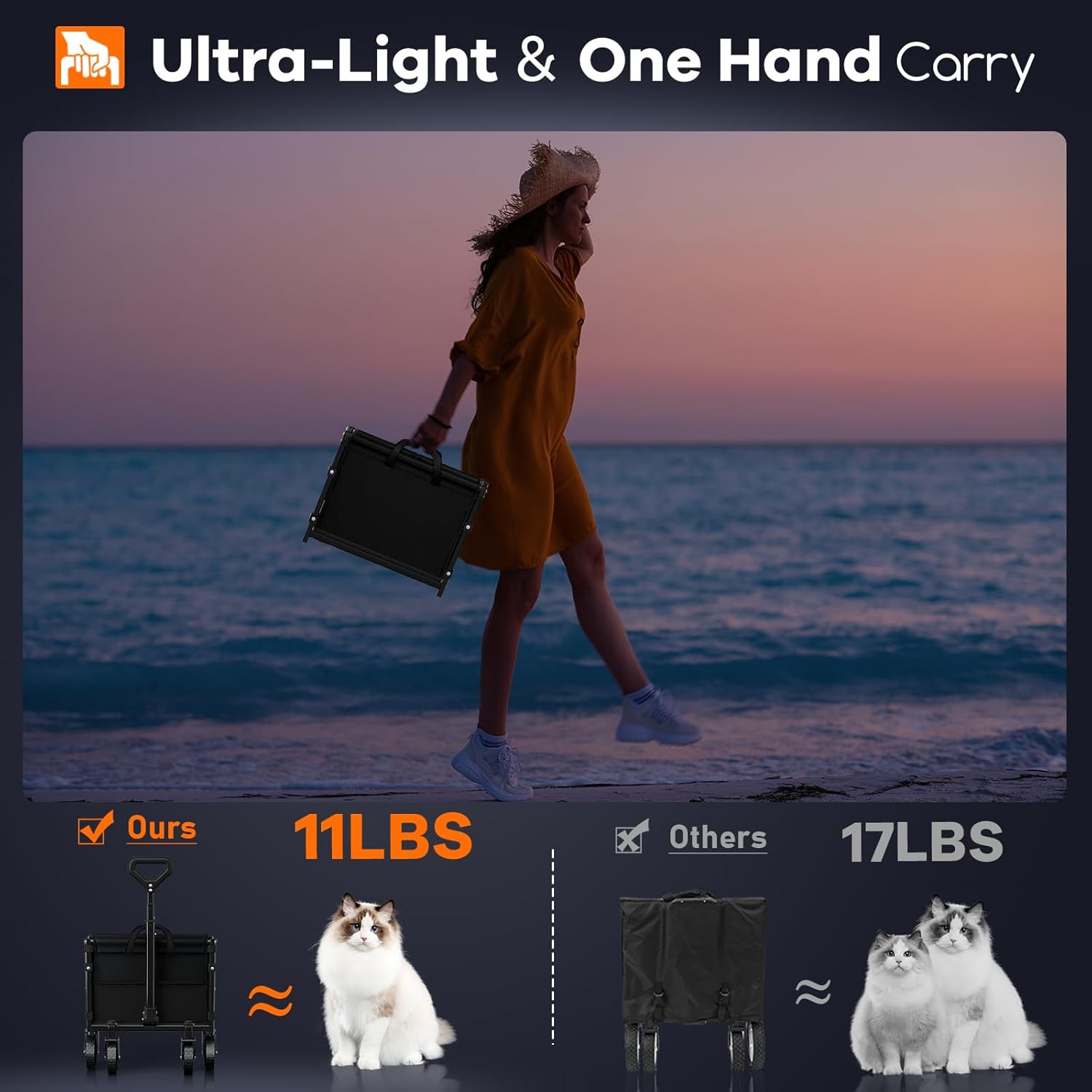 Unleash Adventure: The Ultimate Collapsible Wagon for All Your Outdoor Needs!