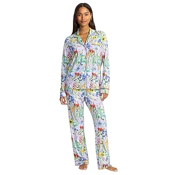 Amazon.com: Johnny Was Carly Daphne Pj Set Long Floral