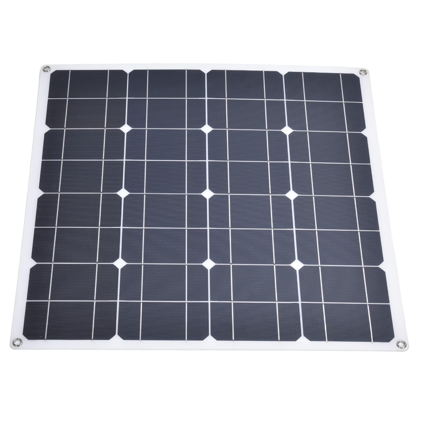 Tnfeeon Panel Solar Monocristalino 60W, Kit con Salida USB 12V DC, para