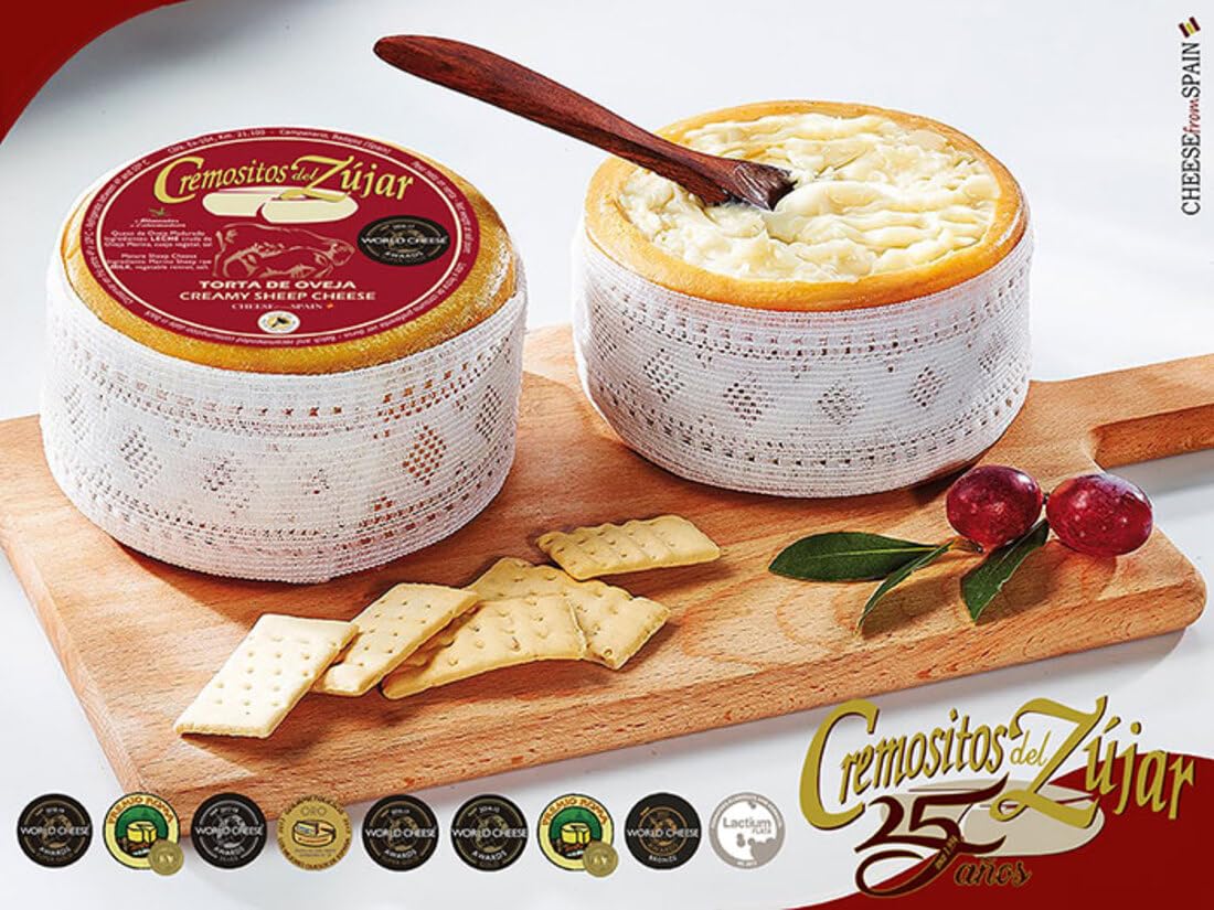 Pack 2 Quesos Torta Cremositos del Zújar “Segundo mejor queso del mundo 2016”