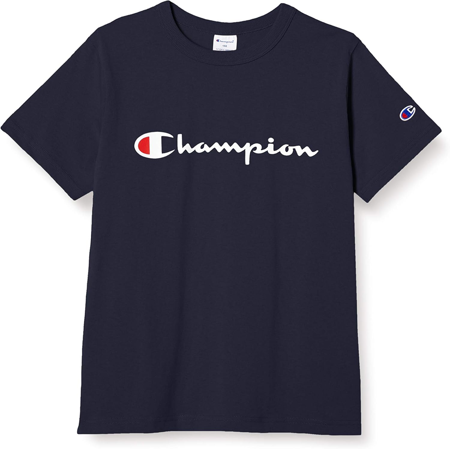 Amazon | [チャンピオン] Tシャツ キッズ 半袖 丸首 綿100
