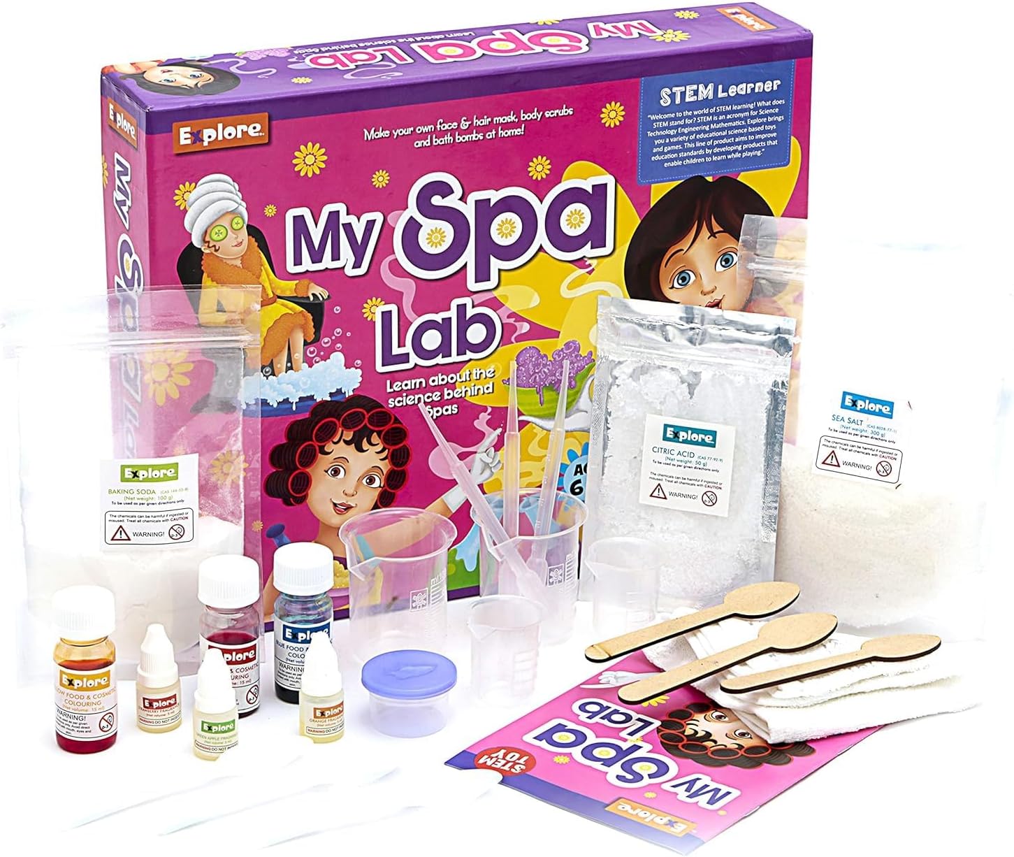 NEO9 SPA DIY Lab, Learning and Educational Science Toy for Kids, DIY My SPA Lab for Kids 5+ Years, Activity Toy for Smart Kids