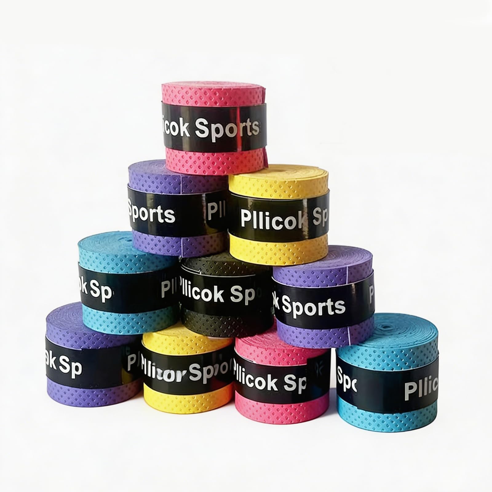 10pcs Tennis Badminton Grip,Anti-Slip Overgrip,Sweat-Absorbent Grip Tape