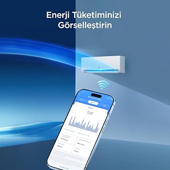 TCL SaveIN 12000 BTU Split Klima, T-AI Enerji Tasarrufu, Turbo Soğutma, Akıllı Wi-Fi Kontrolü, Akıllı Konfor [Enerji Sınıfı A++]