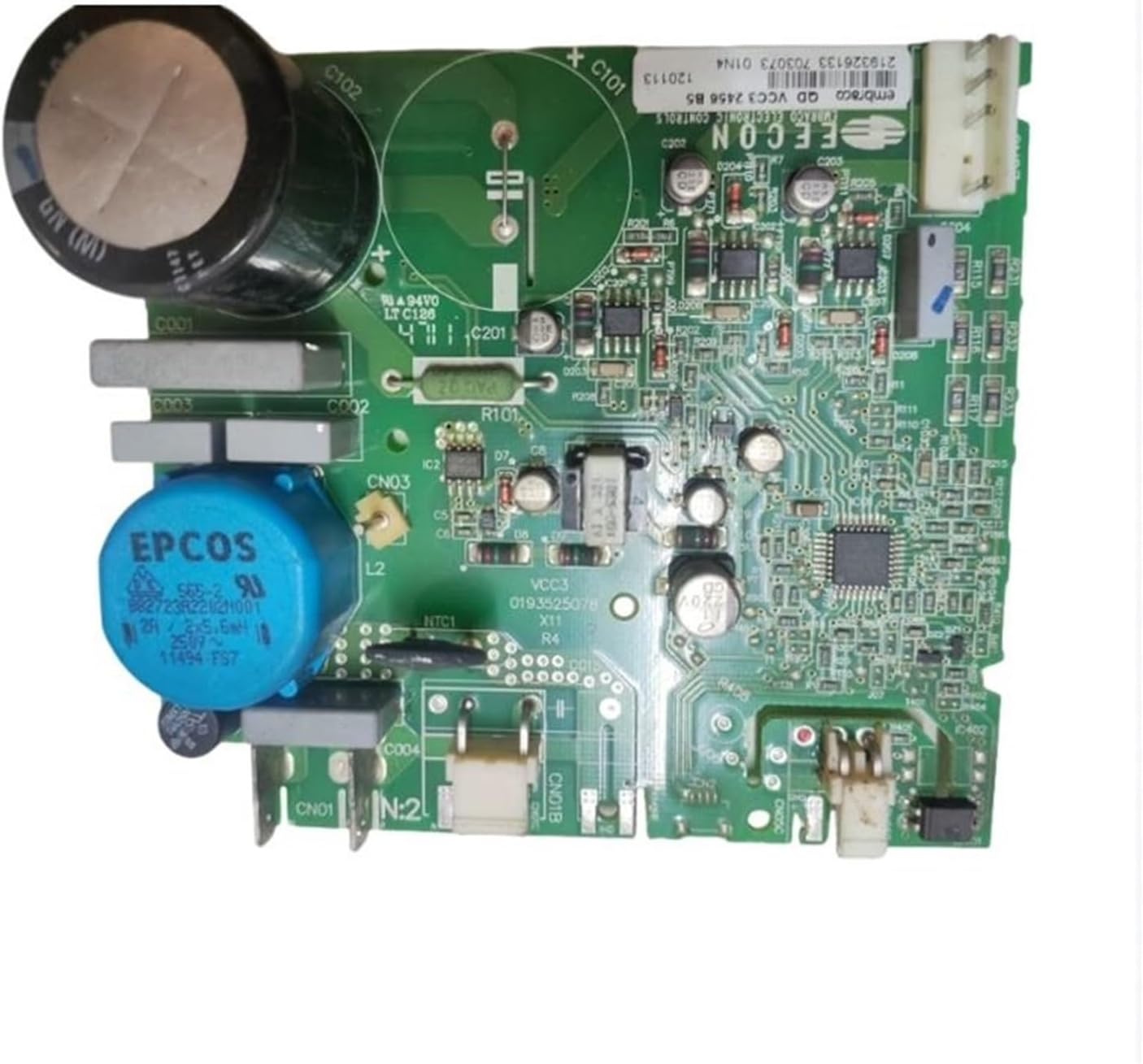 Refrigerator Board EECON-QD VCC3 2456 B5 Control Drive 0193525078