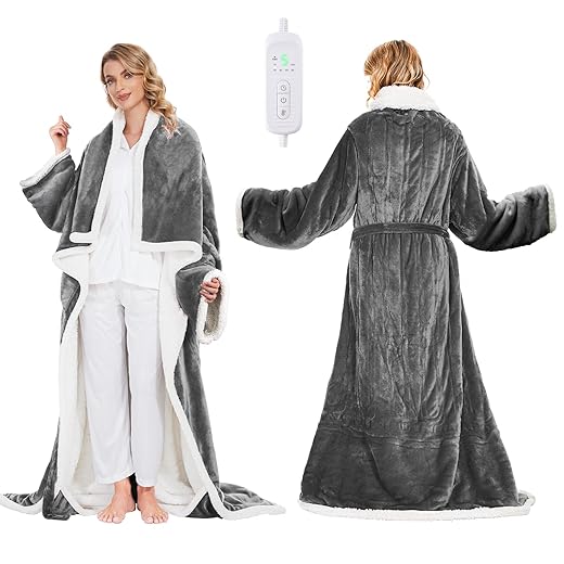 Wearable Heated Blanket (8 heating Levels) - $79.99