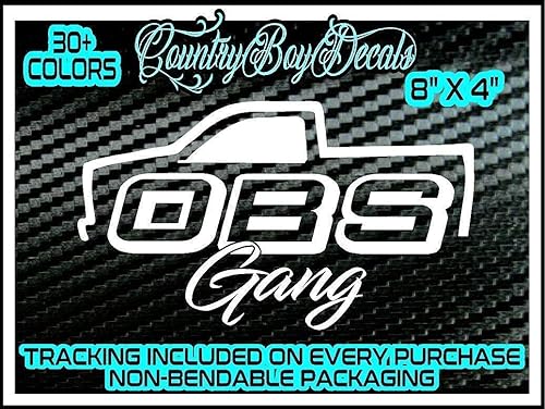 Miniatura 3 de OBS Gang VINYL DECAL Sticker TRUCK Diesel 150 Lifted Body Lowered Hated Turbo V2